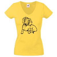 Lady-fit Valueweight V-Neck T-Shirt Thumbnail