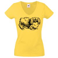 Lady-fit Valueweight V-Neck T-Shirt Thumbnail