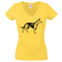 Lady-fit Valueweight V-Neck T-Shirt Thumbnail