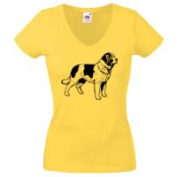Lady-fit Valueweight V-Neck T-Shirt Thumbnail