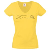 Lady-fit Valueweight V-Neck T-Shirt Thumbnail