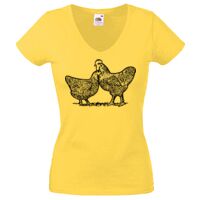 Lady-fit Valueweight V-Neck T-Shirt Thumbnail
