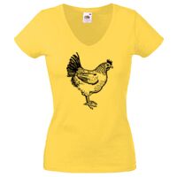 Lady-fit Valueweight V-Neck T-Shirt Thumbnail