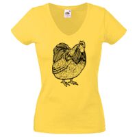 Lady-fit Valueweight V-Neck T-Shirt Thumbnail