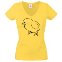 Lady-fit Valueweight V-Neck T-Shirt Thumbnail