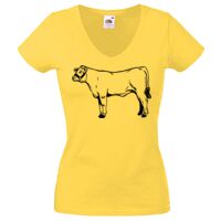 Lady-fit Valueweight V-Neck T-Shirt Thumbnail