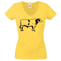Lady-fit Valueweight V-Neck T-Shirt Thumbnail