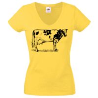 Lady-fit Valueweight V-Neck T-Shirt Thumbnail
