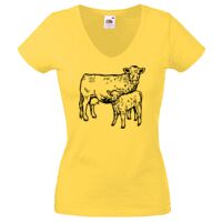 Lady-fit Valueweight V-Neck T-Shirt Thumbnail