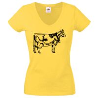 Lady-fit Valueweight V-Neck T-Shirt Thumbnail