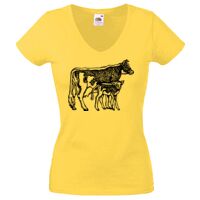 Lady-fit Valueweight V-Neck T-Shirt Thumbnail
