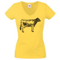Lady-fit Valueweight V-Neck T-Shirt Thumbnail