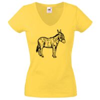 Lady-fit Valueweight V-Neck T-Shirt Thumbnail