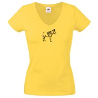 Lady-fit Valueweight V-Neck T-Shirt Thumbnail