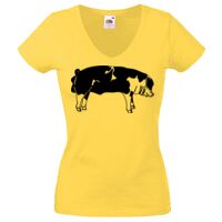 Lady-fit Valueweight V-Neck T-Shirt Thumbnail