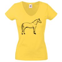 Lady-fit Valueweight V-Neck T-Shirt Thumbnail