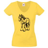 Lady-fit Valueweight V-Neck T-Shirt Thumbnail