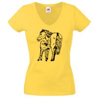 Lady-fit Valueweight V-Neck T-Shirt Thumbnail