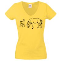 Lady-fit Valueweight V-Neck T-Shirt Thumbnail