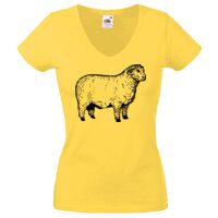 Lady-fit Valueweight V-Neck T-Shirt Thumbnail