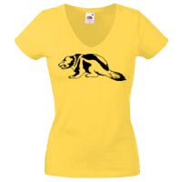 Lady-fit Valueweight V-Neck T-Shirt Thumbnail