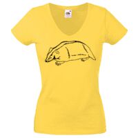 Lady-fit Valueweight V-Neck T-Shirt Thumbnail