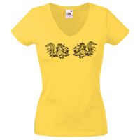 Lady-fit Valueweight V-Neck T-Shirt Thumbnail