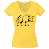 Lady-fit Valueweight V-Neck T-Shirt Thumbnail