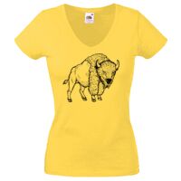 Lady-fit Valueweight V-Neck T-Shirt Thumbnail
