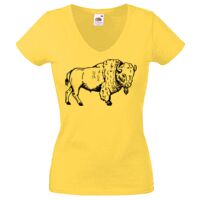 Lady-fit Valueweight V-Neck T-Shirt Thumbnail