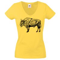 Lady-fit Valueweight V-Neck T-Shirt Thumbnail