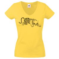 Lady-fit Valueweight V-Neck T-Shirt Thumbnail