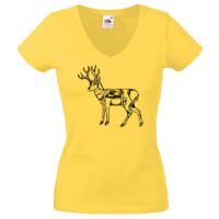 Lady-fit Valueweight V-Neck T-Shirt Thumbnail