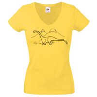 Lady-fit Valueweight V-Neck T-Shirt Thumbnail