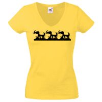 Lady-fit Valueweight V-Neck T-Shirt Thumbnail