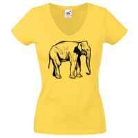 Lady-fit Valueweight V-Neck T-Shirt Thumbnail