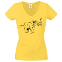 Lady-fit Valueweight V-Neck T-Shirt Thumbnail