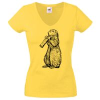 Lady-fit Valueweight V-Neck T-Shirt Thumbnail