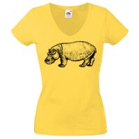 Lady-fit Valueweight V-Neck T-Shirt Thumbnail