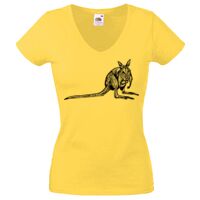 Lady-fit Valueweight V-Neck T-Shirt Thumbnail