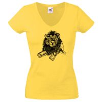 Lady-fit Valueweight V-Neck T-Shirt Thumbnail