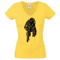 Lady-fit Valueweight V-Neck T-Shirt Thumbnail