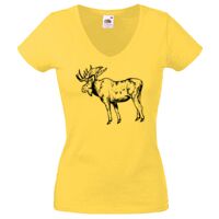 Lady-fit Valueweight V-Neck T-Shirt Thumbnail