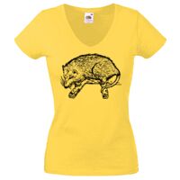 Lady-fit Valueweight V-Neck T-Shirt Thumbnail