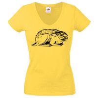 Lady-fit Valueweight V-Neck T-Shirt Thumbnail