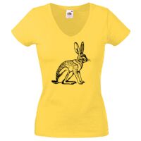Lady-fit Valueweight V-Neck T-Shirt Thumbnail