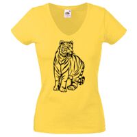 Lady-fit Valueweight V-Neck T-Shirt Thumbnail