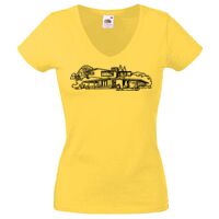 Lady-fit Valueweight V-Neck T-Shirt Thumbnail