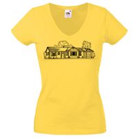 Lady-fit Valueweight V-Neck T-Shirt Thumbnail