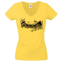 Lady-fit Valueweight V-Neck T-Shirt Thumbnail